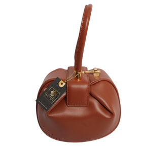 Classy Emma Round Leather Handbag